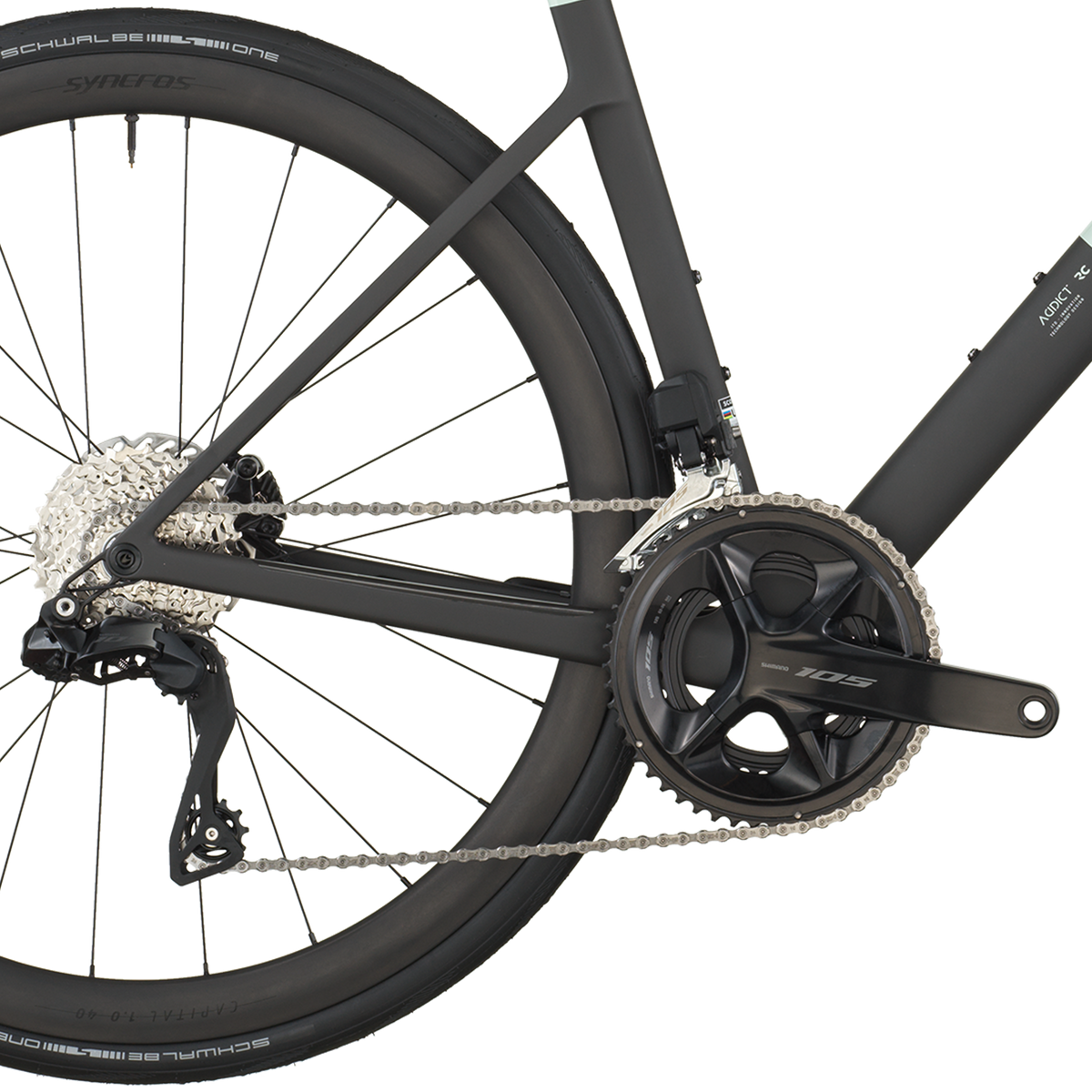 Scott Addict RC 30 frozen green/carbon black (2026)