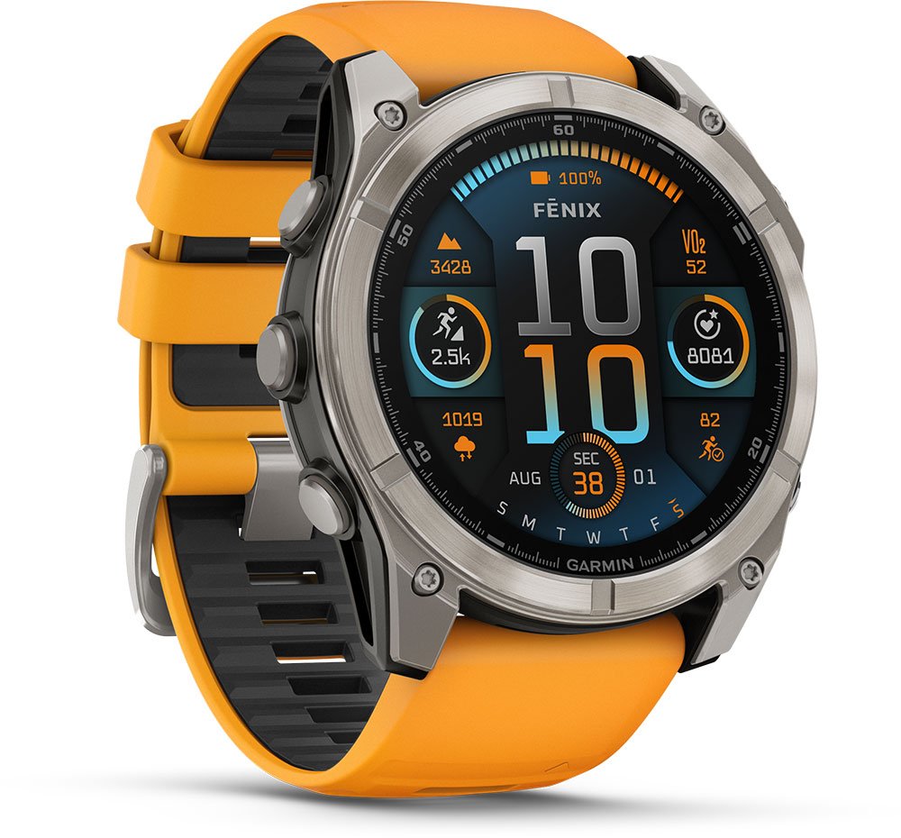Garmin Fēnix® 8 – 51 mm AMOLED Sapphire – GPS Multisport Smartwatch