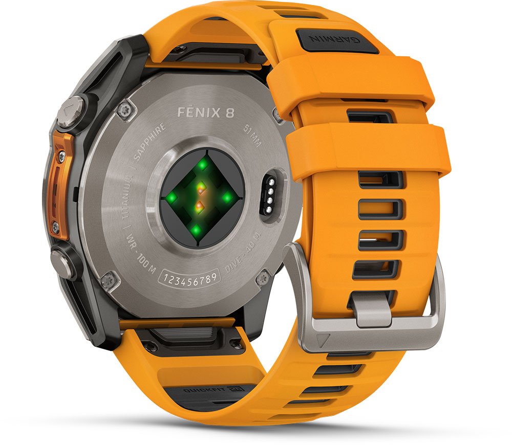 Garmin Fēnix® 8 – 51 mm AMOLED Sapphire – GPS Multisport Smartwatch